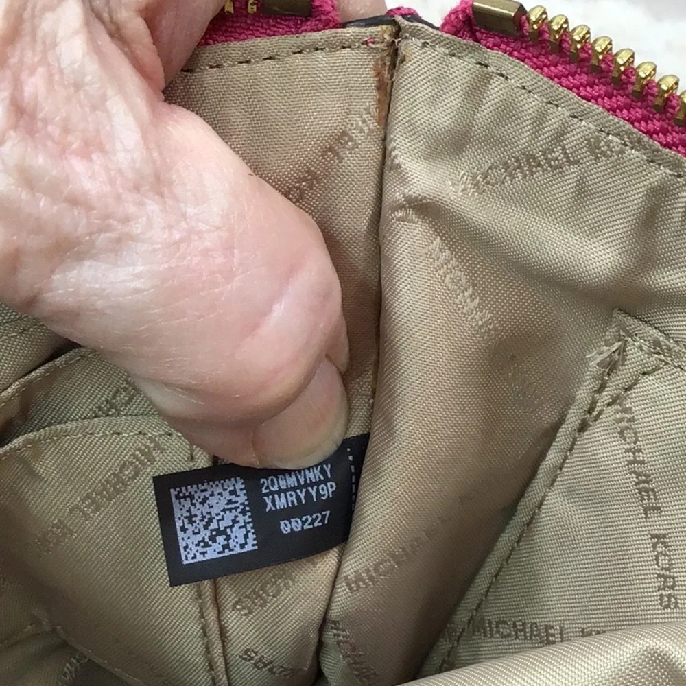 Michael Kors pebbled leather
